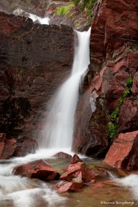 1052 Redrock Falls, Glacier National Park