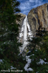 1070 Winter, Upper Yosemit Falls