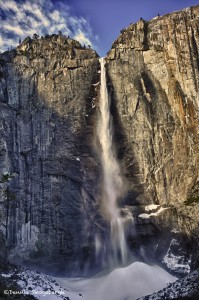 1072 'Snow-cone' Upper Yosemite Falls, Yosemite National Park