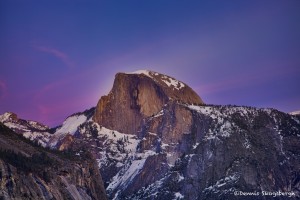 1078 Dusk, Alpenglow, Half Dome.