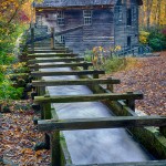 1694 Wooden Flume of Mingus Grist Mill
