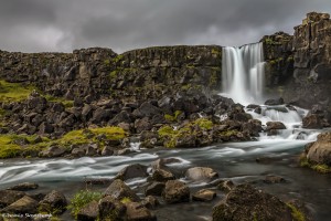 2820 Oxavafoss, Thingvellir National Park, Iceland, waterfall