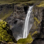 2821 Haifoss, Iceland, waterfall