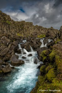 2826 Rift Valley, Thinkvellir National Park, Iceland, waterfall