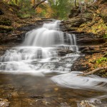 3796 Onondage Waterfall, October, Ricketts Glen State Park, PA