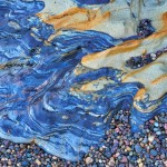 4117 Abstract Rock Pattern, Weston Beach, Point Lobos State Reserve, Big Sur, CA