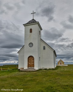 4490 Church on Flatey Island, Iceland