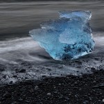 4564 Jökulsárlón Iceberg Black Beach, Iceland