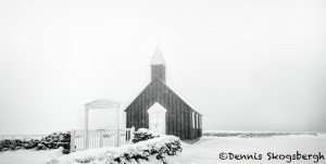 5087 Blizzard, Buðir Black Church, Iceland