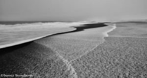 5123 Vik, Black Beach White with Snow, Iceland