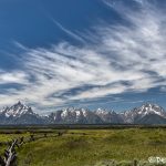 5397 Tetons from Cunningham's Ranch, Grand Teton National Park, WY