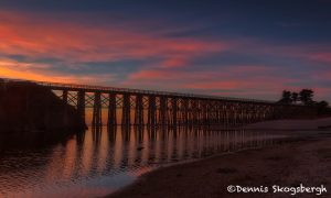 5562 Sunset, Pudding Creek Trestle, Ft. Bragg, California