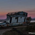 5564 Sunset, Grounded Fishing Boat, Inverness, California