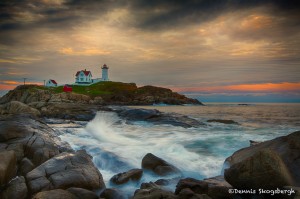 1678 Sunset, Nubble Lighthouse, Cape Neddick