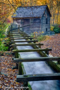 1694 Wooden Flume of Mingus Grist Mill