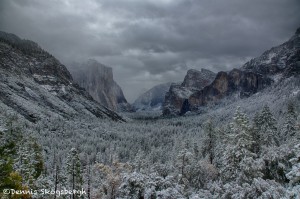 1752 'Tunnel View', Recent Snowfall