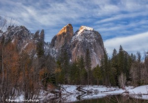 4249 Sunrise, Catheral Rocks and Spires, Yosemite National Park, CA