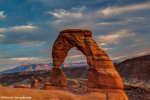 2971 Sunset, Delicate Arch, Arches National Park, UT