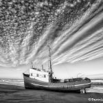 6068 Grounded Fishing Boat, Salmon Creek Beach, Sonoma, California