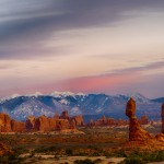 1508 Sunset, Balanced Rock. Arches National Park, UT