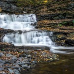 3790 Delaware Waterfall, October, Ricketts Glen State Park, PA
