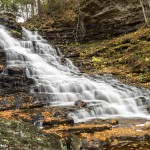 3795 F. L. Ricketts Waterfall, October, Ricketts Glen State Park, PA