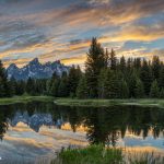 5400 Sunset, Schwabacher's Landing, Grand Teton National Park, WY