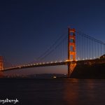 5578 Sunset, Golden Gate Bridge from Presidio Yacht Club, San Francisco, California