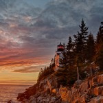 1687 Sunset, Bass Harbor Head Light