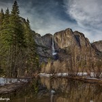 4248 Yosemite Falls from Swinging-Bridge, Yosemite National Park, CA