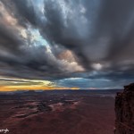 2969 Sunset, Clearing Storm, Dead Horse Point State Park, UT